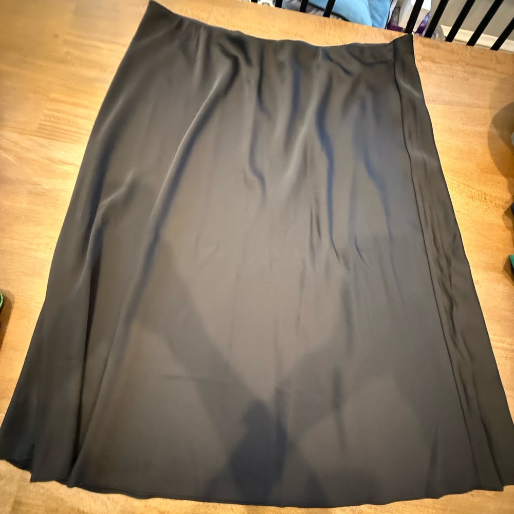 J.Crew Gwyneth Slip Skirt Black